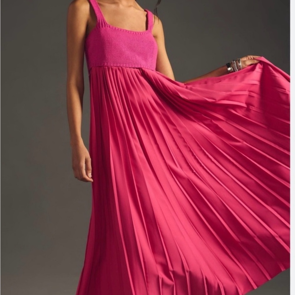 Anthropologie Mare x Mare Pleated Dress Size M Never Been Worn